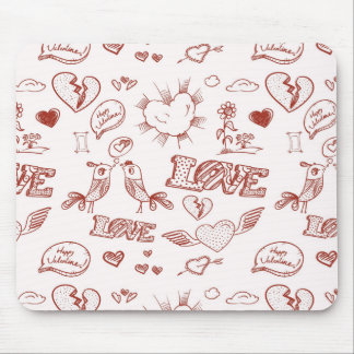 Glücklicher Valentinstag Mousepad
