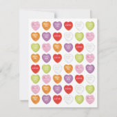 Glücklicher Valentinstag Niedliche Kinder Klassenz Feiertagskarte (Vorderseite)