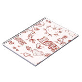 Glücklicher Valentinstag Notizblock (Linke Seite)