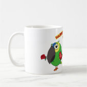 GLÜCKLICHER VALENTINSTAG PAPAGEI KAFFEETASSE (Links)