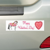 Glücklicher Valentinstag-PferdeAutoaufkleber Autoaufkleber (Auf Auto)