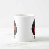 Glücklicher Valentinstag-Pinguin Kaffeetasse (Mittel)