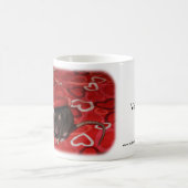 Glücklicher Valentinstag Rattie Kaffeetasse (Mittel)