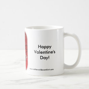 Glücklicher Valentinstag Rattie Kaffeetasse