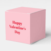 Glücklicher Valentinstag, rosa Geschenk