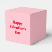 Glücklicher Valentinstag, rosa Geschenk Geschenkschachtel (Rückseite)