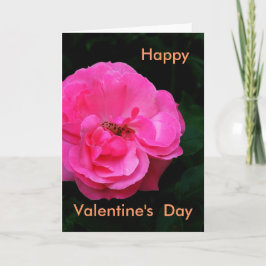 Glücklicher Valentinstag, Rose Feiertagskarte