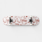 Glücklicher Valentinstag Skateboard (Horizontal)