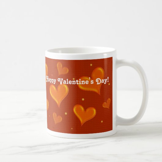 Glücklicher Valentinstag! - Tasse (Rechts)