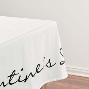 Glücklicher Valentinstag Tischdecke