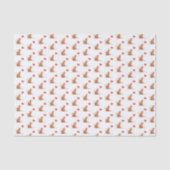 Glücklicher Valentinstag Tissue-Papier Fuchs Rote Seidenpapier (Vorderseite)