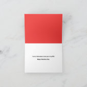 Glücklicher Valentinstag Vater Glückliches Cookie Feiertagskarte (Innenseite)