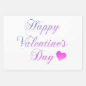 Glücklicher Valentinstag, viel Liebe Geschenkpapier Set (Vorderseite 3)