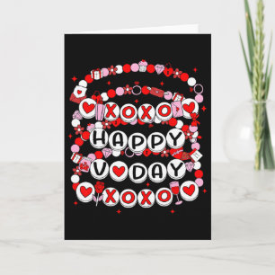 Glücklicher Valentinstag Xoxo V-day Freundschaftsa Karte