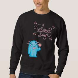 GLÜCKLICHER VALENTINTAG, VALENTINE MONSTER SWEATSHIRT