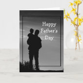 Glücklicher Vater des Vaters: Ich sehe zu dir auf Karte (Gelbe Blume)