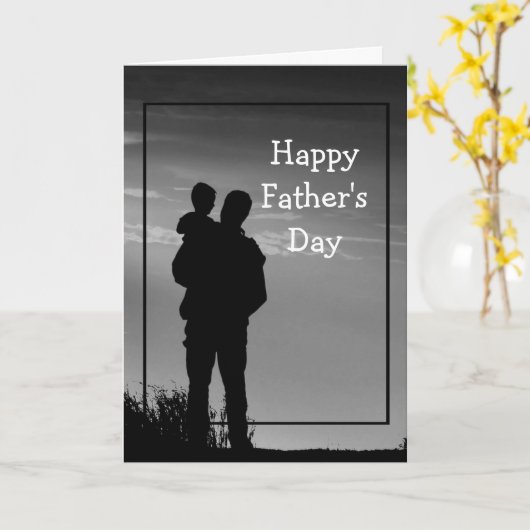 Glücklicher Vater des Vaters: Ich sehe zu dir auf Karte (Gelbe Blume)