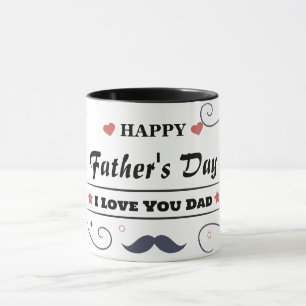 Glücklicher Vater, ich Liebe, du Vater Tasse