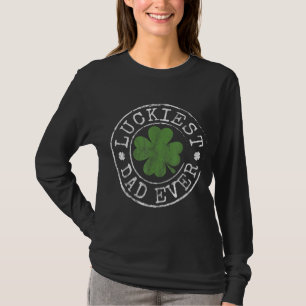 Glücklicher Vater je Kleeblätter Lucky Pater St Pa T-Shirt