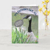 GLÜCKLICHER VATER/MEIN VATER NUMERO UNO/GOOSE IMAG KARTE (Gelbe Blume)