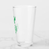 Glücklicher Vater Pint Glass - Klee Cool für Vater Glas (Links)