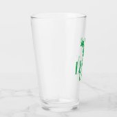 Glücklicher Vater Pint Glass - Klee Cool für Vater Glas (Rechts)