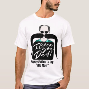 GLÜCKLICHER VATER-TAG ALTER MANN T-Shirt