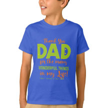 Glücklicher Vater Tag Danke Vater T - Shirt