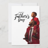 Glücklicher Vater Tag Einladung (Rückseite)