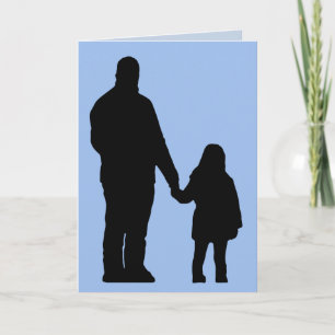 GLÜCKLICHER VATER-TAG-LIEBE VON DAUGHTER CARD KARTE