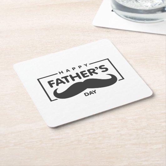 Glücklicher Vater-Tag Mustache| Untersetzer (angewinkelt)