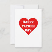 Glücklicher Vater Tag RSVP Karte (Rückseite)