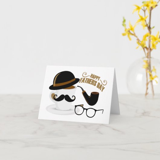 GLÜCKLICHER VATER-TAGESURLAUB 2025 KARTE (Gelbe Blume)