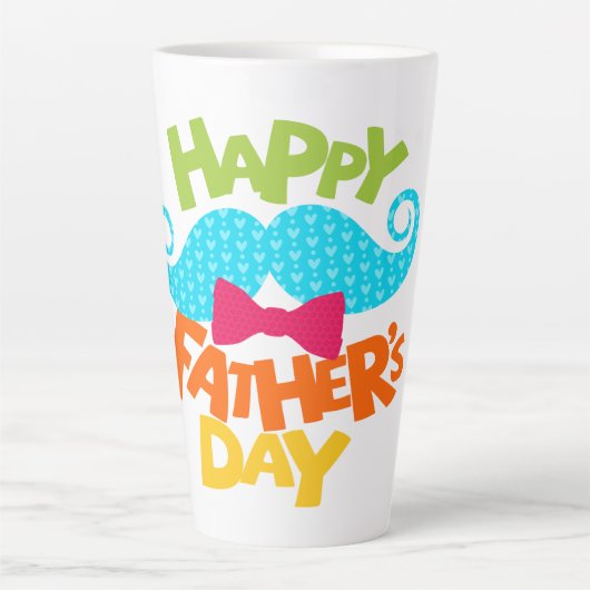 "Glücklicher Vater, Vater: Eine Feier der Liebe" Milchtasse (Vorderseite)