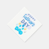 "Glücklicher Vater, Vater: Eine Feier der Liebe" Serviette (Ecke)