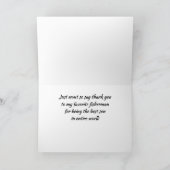 *GLÜCKLICHER VATER'S DAY SON* FÜR MEINEN LIEBLINGS KARTE (Innenseite)