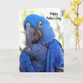 Glücklicher Vater's Day ... Vom Vogel Karte (Gelbe Blume)