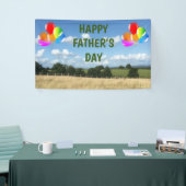 Glücklicher Vatertag Banner (Messeveranstaltung)