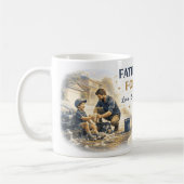 Glücklicher Vatertag Becher Kaffeetasse (Links)