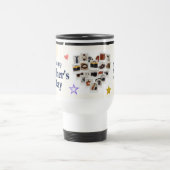 Glücklicher Vatertag Becher Reisebecher (Mittel)
