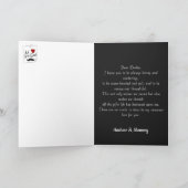 Glücklicher Vatertag Foto Collage Geschenkkarte Karte (Innenseite)