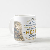 Glücklicher Vatertag Kaffeetasse | Geschenk für de (Vorderseite Links)