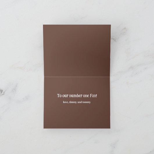 Glücklicher Vatertag Sport Karte (Innenseite)