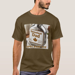 Glücklicher Vatertag "Süßster Vater" T-Shirt