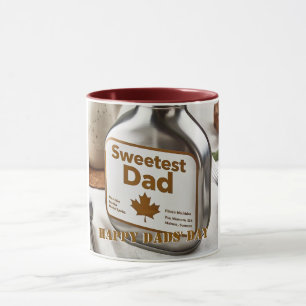 Glücklicher Vatertag "Süßster Vater" Tasse