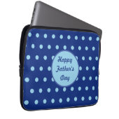 Glücklicher Vatertag-Tablethülle (Navy & Softblau) Laptopschutzhülle (Vorne Rechts)