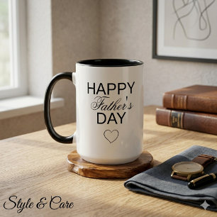Glücklicher Vatertag Tasse Geschenk für Papa Kaffe