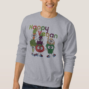 Glücklicher Veganer Sweatshirt