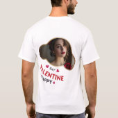 Glücklicher Velentinstag - Erwachsene T-Shirt (Rückseite)