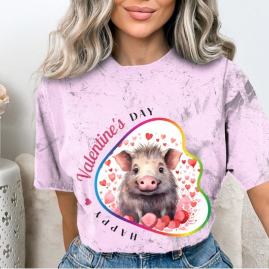 Glücklicher Velentinstag - verzauberte Liebe T-Shirt